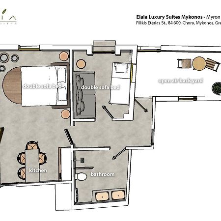 Elaia Luxury Suites Mykonos Mykonos Town Экстерьер фото